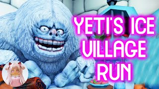 YETIS ICE VILLAGE RUN 🧊 FIRST PERSON OBBY Roblox Gameplay Walkthrough No Death 4K [upl. by Esiole702]