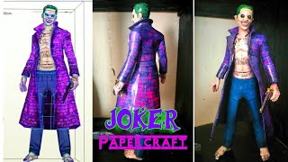 Joker Action Figure Papercraft  DC Suicide Squad [upl. by Raycher942]