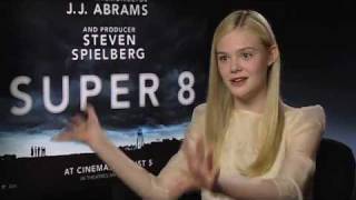 Interview Elle Fanning Talks Super 8 [upl. by Flanders190]