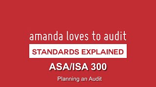 Audit PLANNING  ISAASA 300 explained [upl. by Viole]