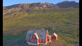 Qullissat 2024  Old Coal Mining town drone footage  Gamle kulmine by drone optagelser [upl. by Mcgruter]