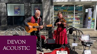 BRILLIANT BUSKERS Gypsy Dreams Theme From Swan Lake Sharon Hubbocks Fiddle amp Tim Heming Guitar [upl. by Kaz491]