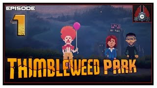 Lets Play Thimbleweed Park With CohhCarnage  Episode 1 [upl. by Antonina835]