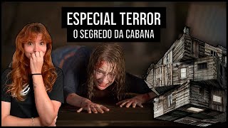 O Segredo da Cabana Assistindo FILME DE TERROR pela primeira vez [upl. by Llenwad580]