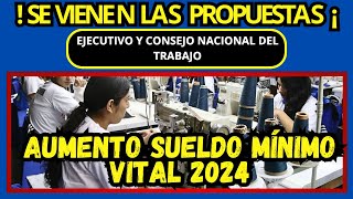 AUMENTO de Sueldo Mínimo Vital 2024  aumentarán la Remuneración Mínima Vital [upl. by Halyahs]