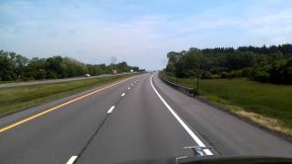 Rolling past the Montezuma National Wildlife Refuge on Interstate 90 in New York [upl. by Reltuc]