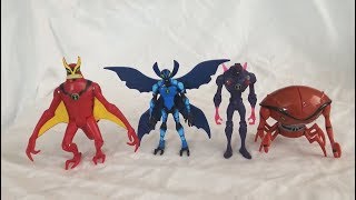 Ben 10 Action Figure Review Jetray Big Chill Chromastone Brainstorm [upl. by Gasperoni]