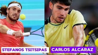 STEFANOS TSITSIPAS VS CARLOS ALCARAZ LIVE SCORE  ATP FRENCH OPEN MEN SINGLES TENNIS [upl. by Brest]