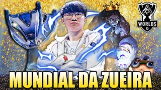 O DIA QUE O FAKER FEZ O IMPOSSÍVEL  MUNDIAL DA ZUEIRA  Worlds 2024  T1 vs BLG [upl. by Adnarrim773]