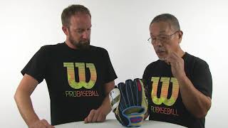 Wilson A2000 Glove Features  Dual Welting amp SuperSkin [upl. by Evelc]