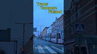 Trams Tampere tramspotting shortsvideo tramtrain travel [upl. by Suiremed920]