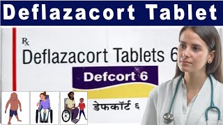 Deflazacort tablets 6 mg 12 mg uses  Defcort 6 mg  sericort tablets uses side effects Dose [upl. by Tien828]