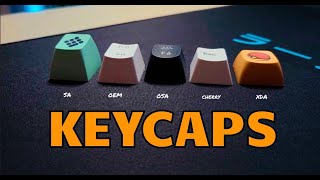 Popular Keycap Profiles and Sound Tests Cherry XDA OEM SA OSA [upl. by Moretta]