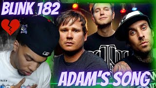 FIRST TIME HEARING  BLINK 182  ADAMS SONG  REACTION [upl. by Harpp631]