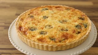 Spinach and cheese Quiche Recipe [upl. by Aratas]