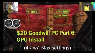 20 Goodwill PC Part 6 THE BIG ONE MSI GeForce GTX 1650 GPU Install [upl. by Ahsiram632]