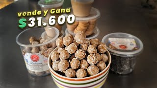 💲Receta de BOLITAS DE LECHE tradicional para VENDER💲  Bolitas faldiqueras ❤️ [upl. by Jerald]