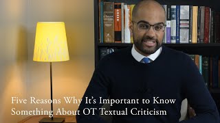 Why Its Important to Know What Old Testament Textual Criticism is All About [upl. by Agee922]