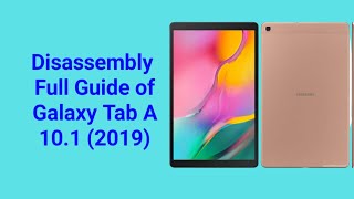 Galaxy Tab A1012019 Disassembly SMT515 [upl. by Faline]