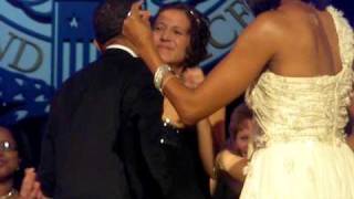 Obamas Dancing to Signed Sealed Delivered at the Neighborhood Ball [upl. by Eilssel]