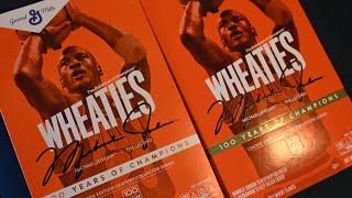 WHEATIES CENTURY COLLECTION GOLD “MICHAEL JORDAN BOX 2” [upl. by Htesil57]