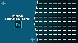 How to make dashed line in photoshop [upl. by Ahsienroc609]