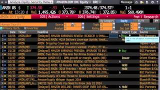 Finding Analyst Reports using the Bloomberg and Thomson One [upl. by Spitzer]