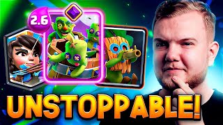 NEW 26 LOG BAIT CYCLE DECK IS UNSTOPPABLE  Clash Royale [upl. by Oric]