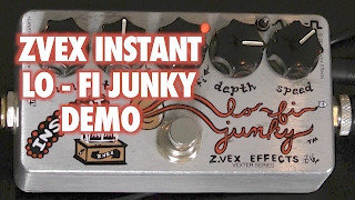 Zvex Instant Lo Fi Junky Guitar Pedal Demo [upl. by Morten]