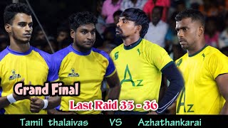 GRAND FINAL  TAMIL THALAIVAS VS AZHATHANAKARI AZ  ALL SOUTH INDIA MATCH KULATHUR  2024 [upl. by Cousins]