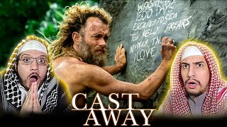 Cast Away 2000 First Time Movie Reaction  Arab Muslim Brothers Reaction [upl. by Ybhsa]