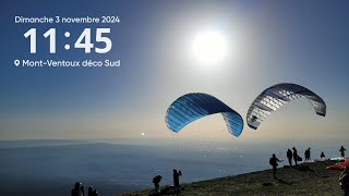 Parapente Mont Ventoux  3 novembre 2024 [upl. by Hoebart585]