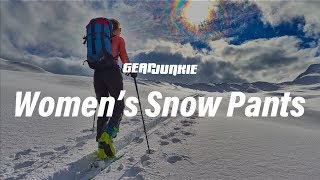 GearJunkies Top Womens Ski Pants For 2019 [upl. by Hodges21]