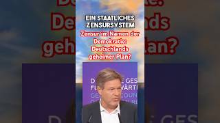 Zensur im Namen der Demokratie Deutschlands geheimer Plan politik deutschland [upl. by Ave]