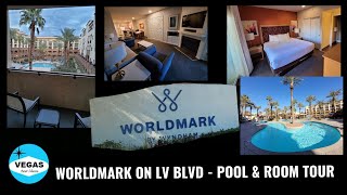 Worldmark By Wyndham Hotel On Las Vegas Blvd  2 Bedroom amp Pool Tour [upl. by Anitnegra454]