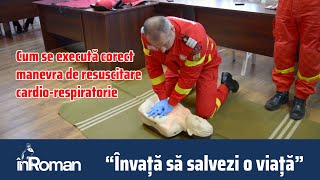 Cum se face corect manevra de resuscitare cardiorespiratorie [upl. by Notnilk528]