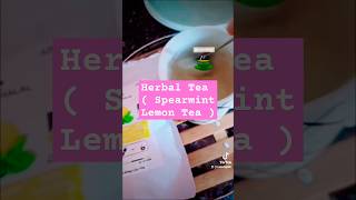 Herbal Tea  Spearmint Lemon Tea [upl. by Erich]