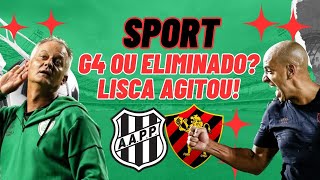 SPORT PODE IR DA VICELIDERANÇA DA SÉRIE B AO SEXTO LUGAR NESTA RODADA OU SEJA DE G4 A ELIMINADO [upl. by Aramot]