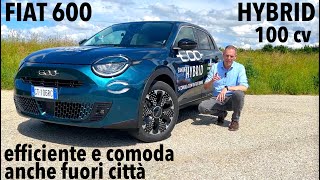 Nuova FIAT 600 hybrid comoda ed efficiente in città e fuori con automatico doppia frizione [upl. by Eidualc643]