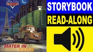 Cars Read Along Story book Read Aloud Story Books Cars  Mater in Paris [upl. by Relyat]