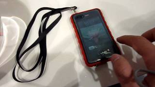 Krusell Waterproof Mobile Case tested with iPhone 4 [upl. by Antoine]