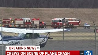 Reports of single engine plane crash at Brainard Airport [upl. by Halbeib799]