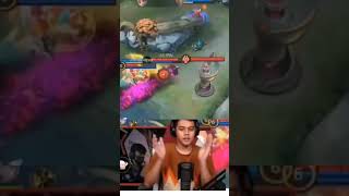 Moment RRQ Albert Savage mobilelegends fyp game viral [upl. by Olenolin]