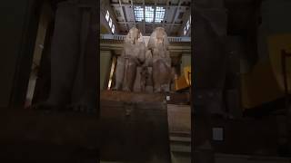 Colossal statue of Amenhotep III and Tiye [upl. by Eesdnyl924]