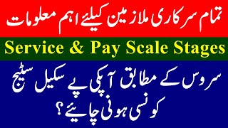 Govt Employees Salary Calculator  Basic Pay Scale Stages  Pay Scale Chart Stages  BPS Stages [upl. by Ocsisnarf]