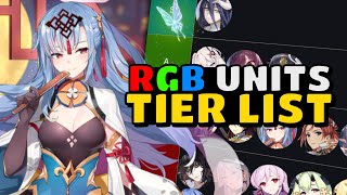 Turtle School  RGB Tier List  Epic Seven [upl. by Enwad814]