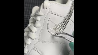 Custom Nike Air Force 1’s shorts Satisfying [upl. by Aelam]