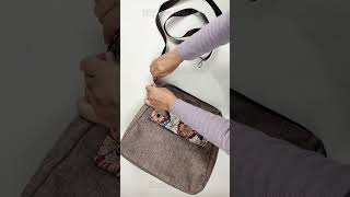 DIY Two Way Bag Full tutorial on link bellow diybag bagmaking bag sewing handmadebag [upl. by Leay]