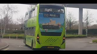 Here is the 703 bus in Heathrow with the 703 livery [upl. by Coates]