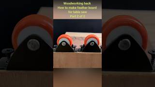 Part 2 of 2 How to make feather board for table saw woodworkingtoolguide woodworkinghacks [upl. by Enilekaj]